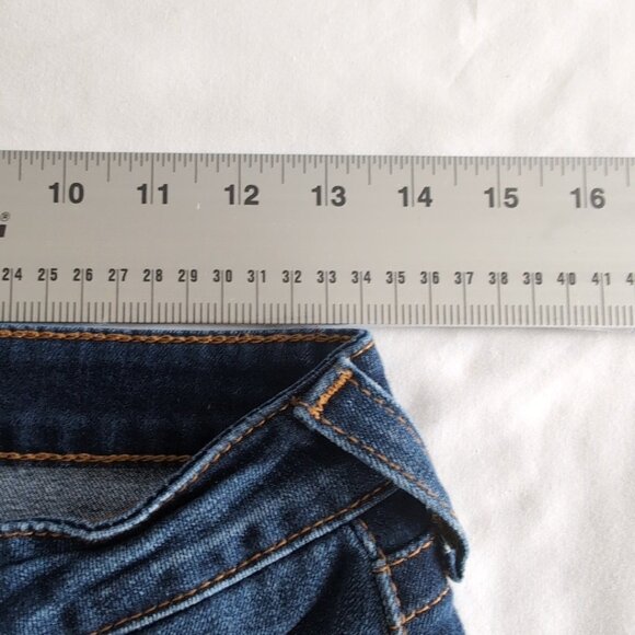 Vintage Y2K Women's True Religion Blue Jeans Denim Contrast Stitching, Size 28 - Picture 7 of 9